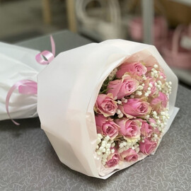 Розы/Гипсофила