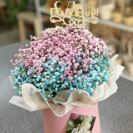 Коробка с гипсофилой