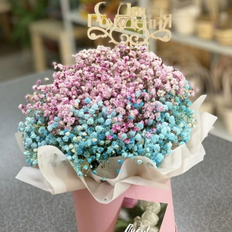 Korobka s gipsofiloj, standart