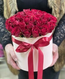 Розы в коробке