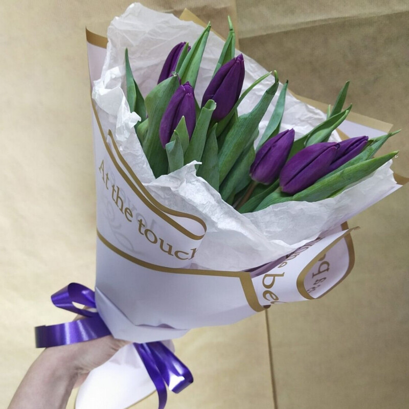 Тюльпан фиолет.(7шт.), стандартный