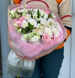 Хризантема/Роза/Альстромерия/Эустома