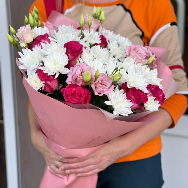 Балтика/Розы/Эустома, стандартный