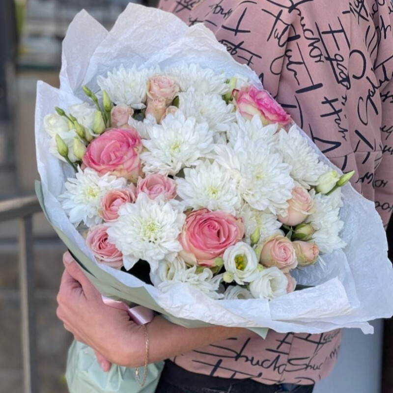 Розы/Хризантема/Эустома, стандартный