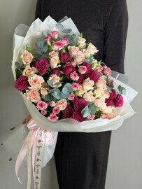 Кустовая роза микс