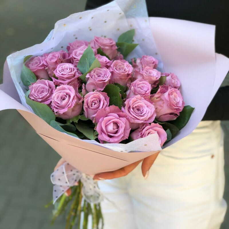 21 сиреневая роза, стандартный