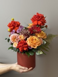 Авторская Шляпная Коробка Осень 