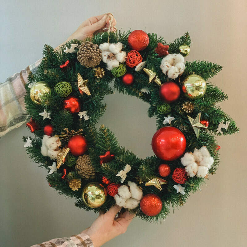 Рождественский венок, стандартный