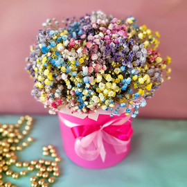 Коробка с гипсофилой