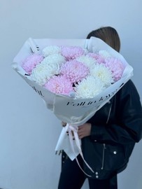 Монобукет из хризантем