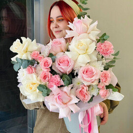 Kompozitciya v korobke «Pervoe priznanie»