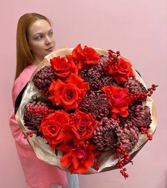 Премиум букет Страсть в шоколаде 