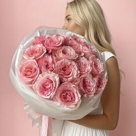 Mono buket iz aromatnih roz Pink O'xara