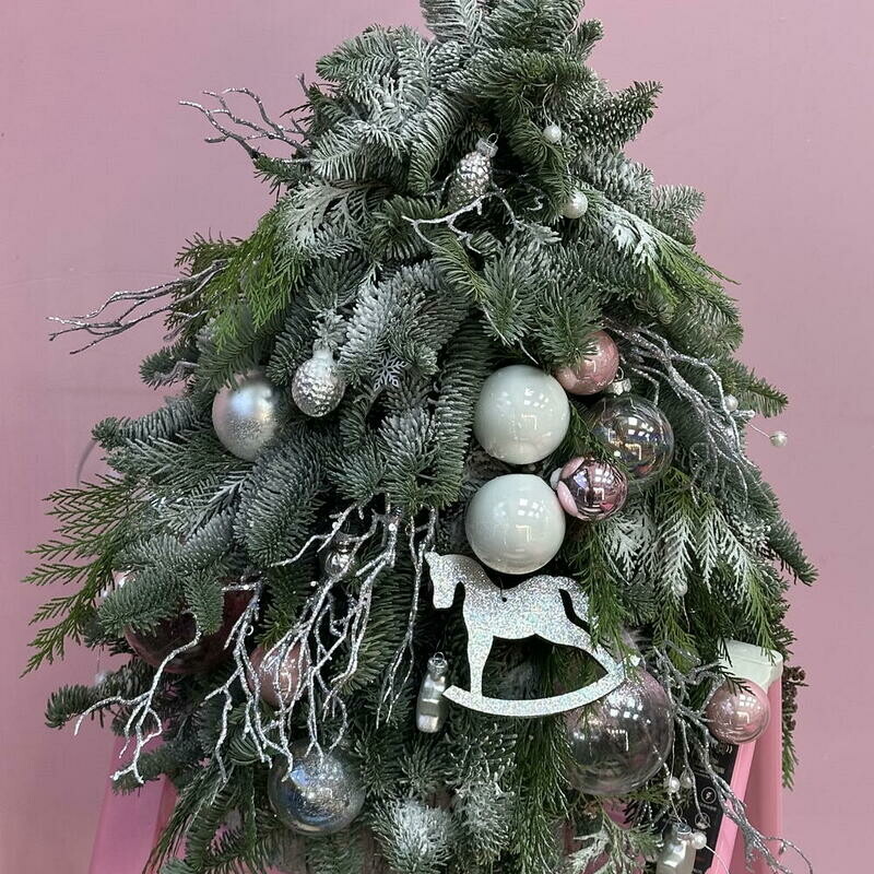 Елка новогодняя в кашпо «Конек горбунок», стандартный