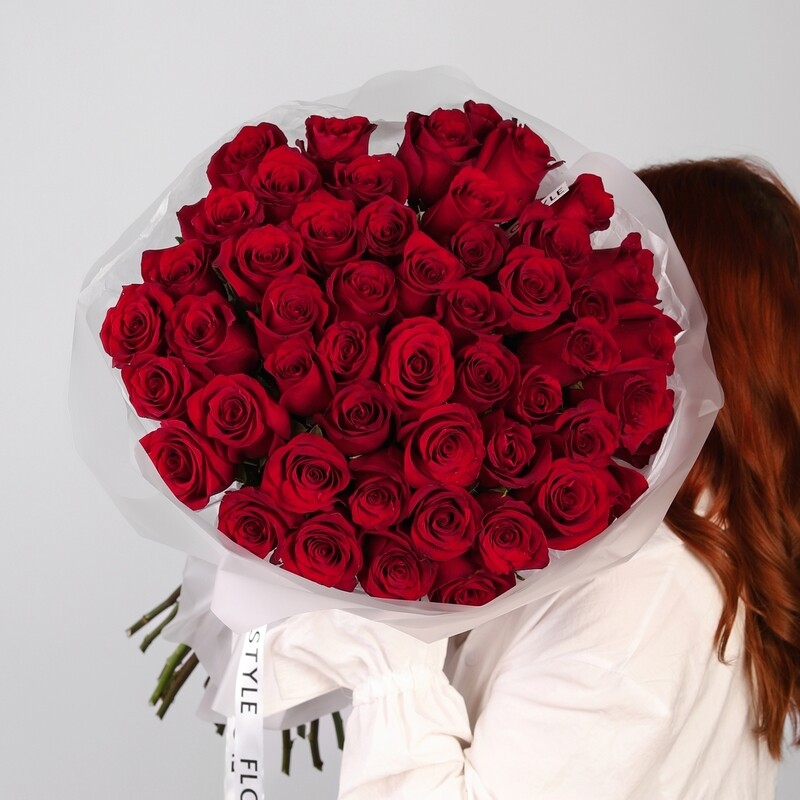Klassicheskij buket 51 krasnaya roz, klassicheskij buket 51 krasnaya roz