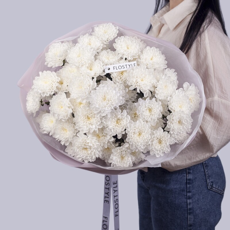 Нежный букет из воздушных хризантем , нежный букет из воздушных хризантем 