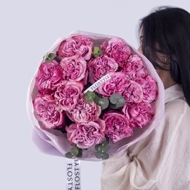 Букет из 15 роз Кантри Блюз