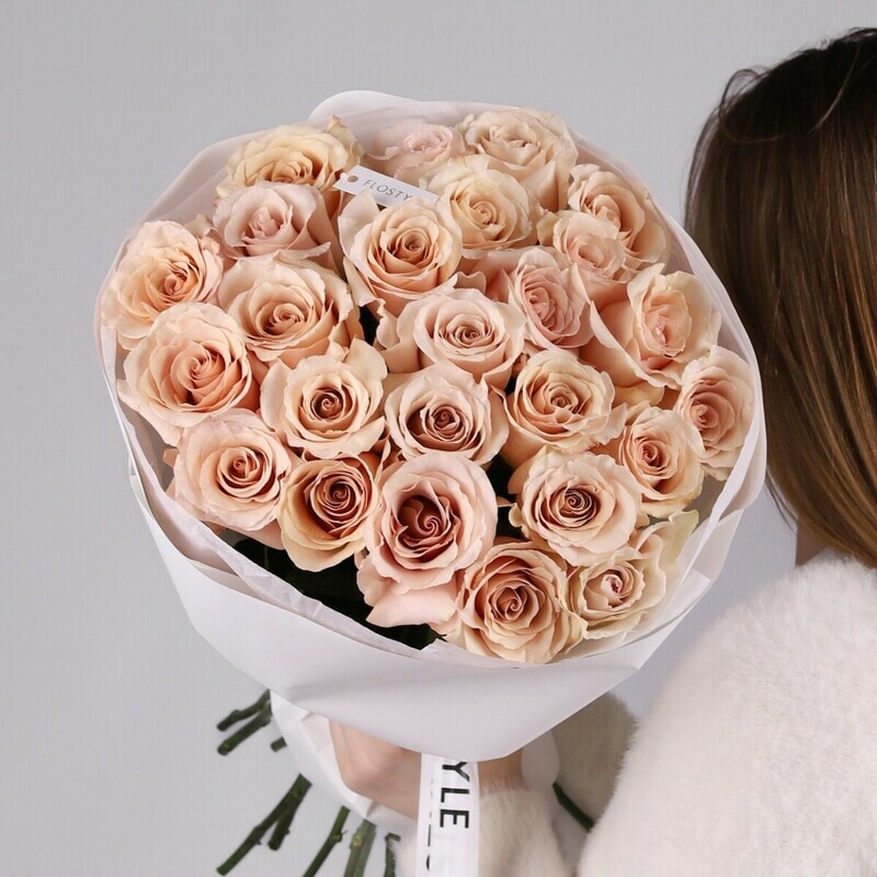 Нежный букет романтических роз Романтик, нежный букет романтических роз романтик