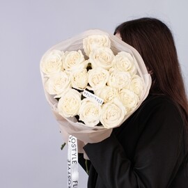 Букет из 15 белых роз Playa Blanca