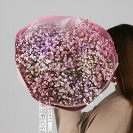 Buket zefirnoj gipsofili