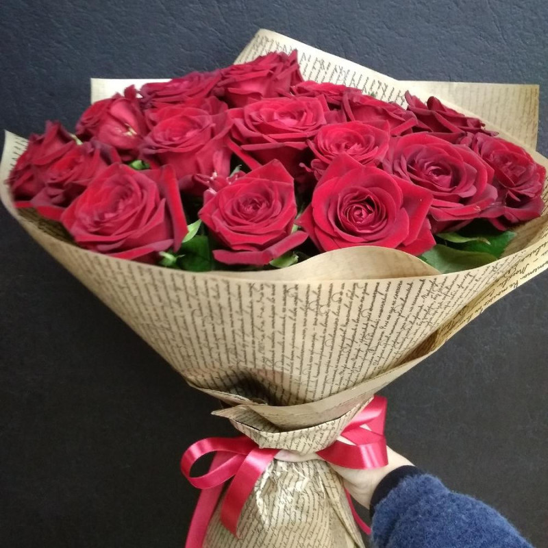 Bouquet of 15 roses, standart