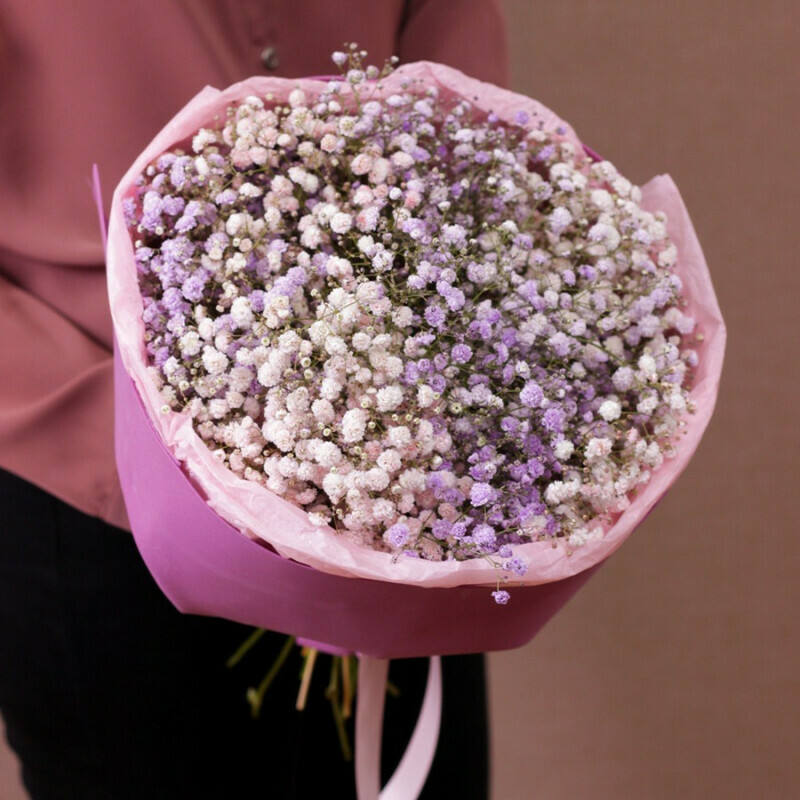 Букет "Зефирка" из гипсофилы, стандартный