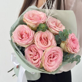 Букет "Розовая симфония"