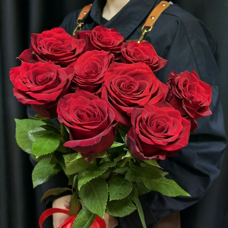 Букет из 9 роз (код 21), стандартный