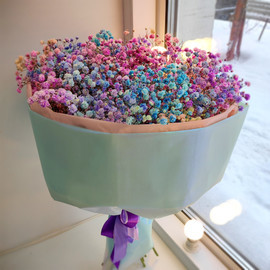 Букет их радужной гипсофилы (код 79)