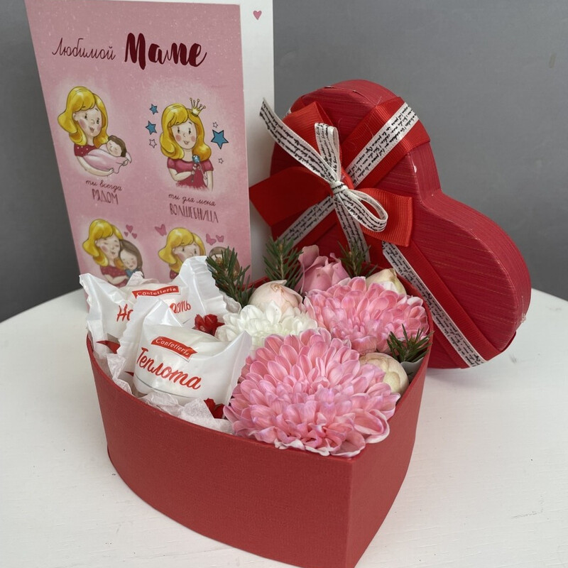 Коробка сердечко , стандартный