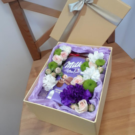 Flowers in a box