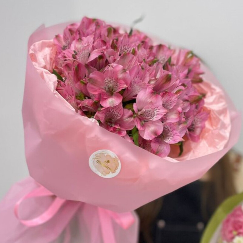 Букет из альстромерий "Летняя прогулка", стандартный