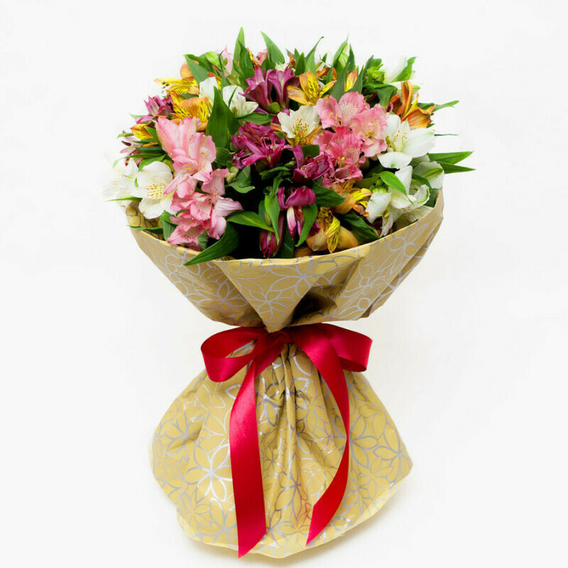 Букет Прекрасные альстромерии, стандартный