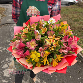 Букет “15 альстромерий”