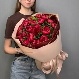 Букет из пионов 