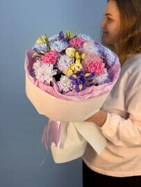 Бочонок с ирисами 