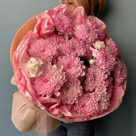 Розовый кругляш