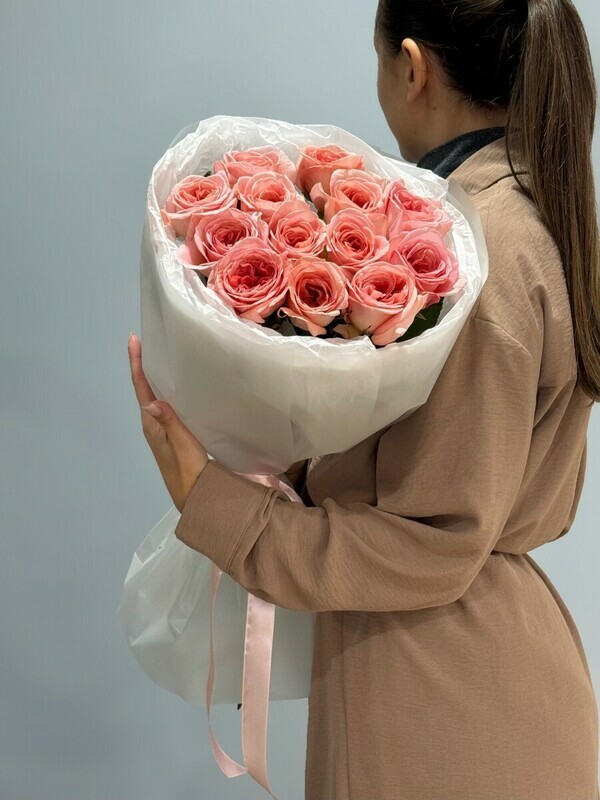 Букет из 13 нежных роз 155, букет из 13 роз