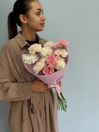 Букет из диантусов