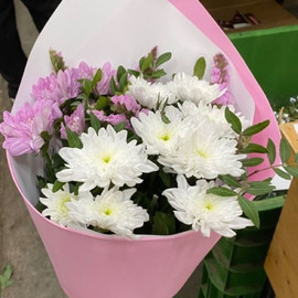 букет из хризантем