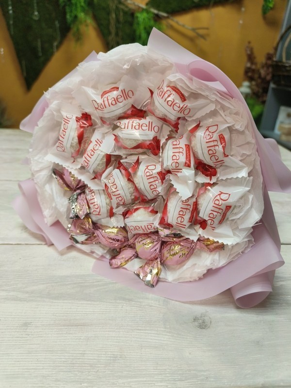 Buket s Rafaello, standart