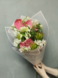 Букет Розовый фламенко