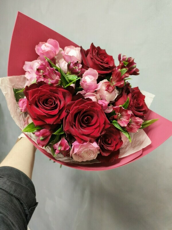 Букет Пылающая страсть, стандартный