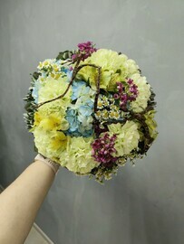 Букет на каркасе