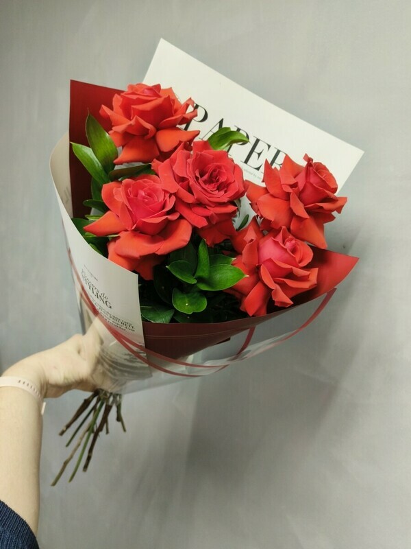 Букет из французских роз, букет из роз