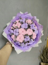 Buket iz hlopka " Gloriya"
