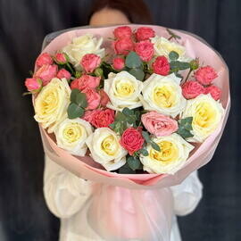 Buket iz roz «Frantcuzskij sad»