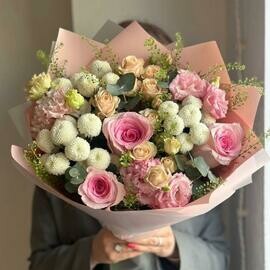 Сборный букет «Розовая мечта»