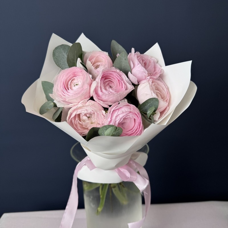 Ранункулюсы с эвкалиптом, стандартный