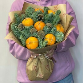 Букет с мандаринами 